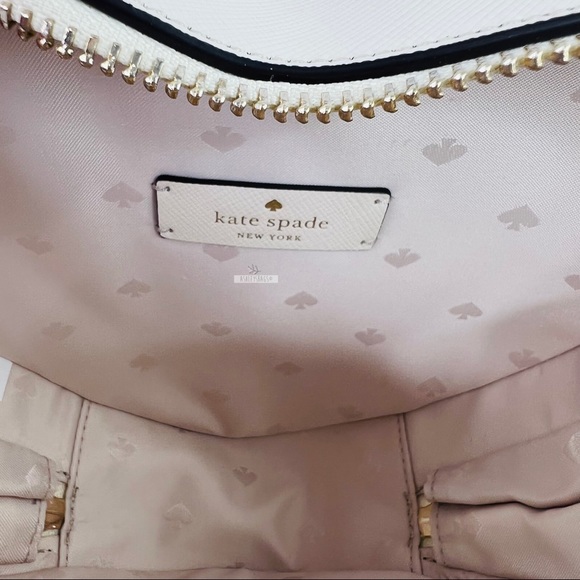 Kate Spade Love Shack Heart Wicker Crossbody Handbag - Picture 7 of 11